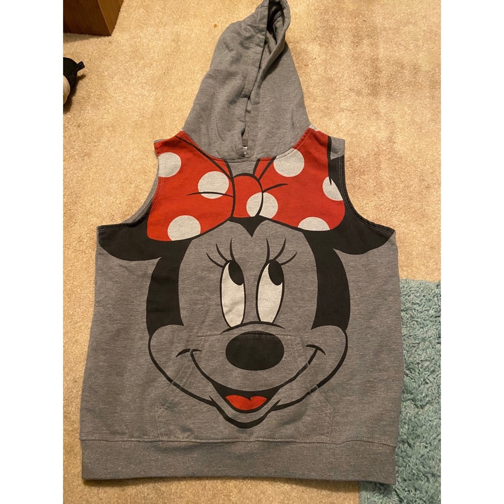 Minnie sleeveless hoodie